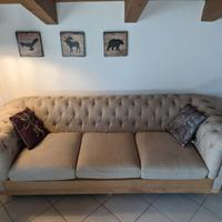 Divano Maison du Monde Amadeus in lino beige