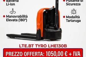 Transpallet elettrico Toyota BT Tyro LHE130B nuovi