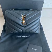 Saint Laurent Borsa Lou Lou in pelle nero nuova