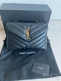Saint Laurent Borsa Lou Lou in pelle nero nuova