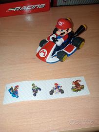 macchina Mario kart+ adesivi 