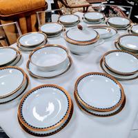 Servizio piatti  per 12 Bavaria bordo oro