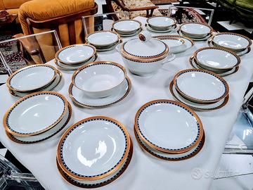 Servizio piatti  per 12 Bavaria bordo oro