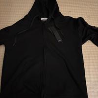 Felpa zip e cappuccio 