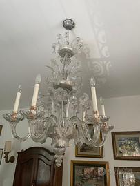 Lampadario originale di Murano del XVIII secolo