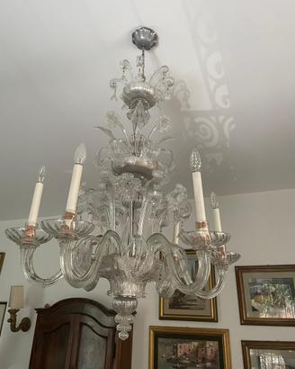 Lampadario originale di Murano del XVIII secolo
