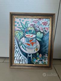 Quadro falso d’autore "I pesci rossi" Matisse