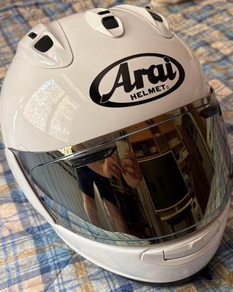 ARAI RX-7V EVO CASCO IN FIBRA XL BIANCO LUCIDO