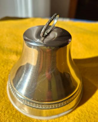 Campana bimbo in argento con carillon