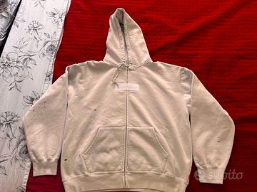 Felpa Supreme Maison Margiela Zip Bianca XL