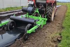 Pacciamatrice Baulatrice Stendi Nylon  Manichetta 