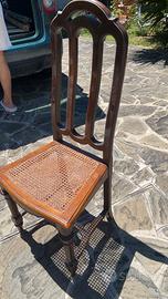 Sedia antica fine ottocento