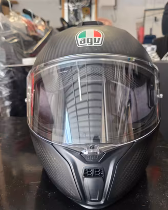 casco AGV Sportmodular matt carbon taglia M