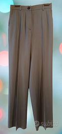 Pantalone da donna in lana color avio Falconeri