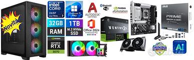 PC INTEL CORE ULTRA 7 32GB RAM NVIDIA 5070 W11 PRO