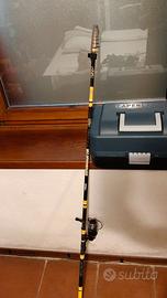 Canna da pesca+mulinello