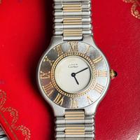 Cartier Must 21 acciaio oro 31mm Swiss made