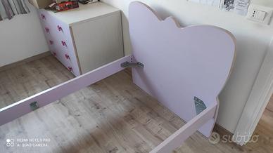 Letto materasso lampadario a farfalla