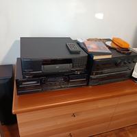 Impianto audio giradischi amplificatore 