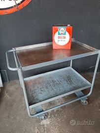 carrello industriale officina vintage 