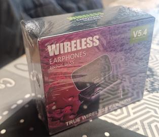 cuffie wireless bluetooth (nuove)