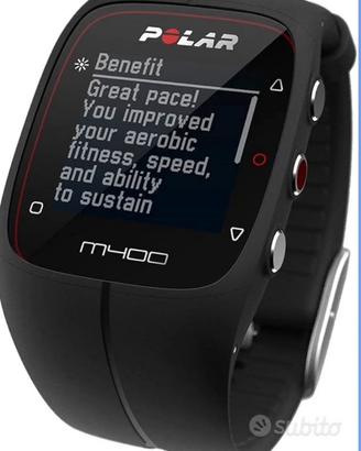 Polar M400 running watch + fascia cardio