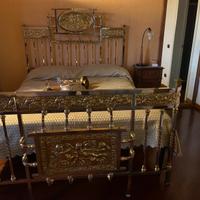 Letto in ottone
