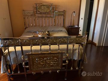Letto in ottone