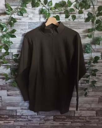 MAGLIA LUPETTO VERDE OLIVA TG. S E M