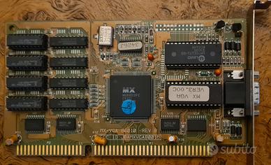 SCHEDA VIDEO 1MB ISA 486 386 286