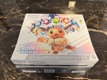 Pokemon set allenatore evoluzioni prismatiche