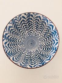 3 ciotole in porcellana smaltata blu e bianco