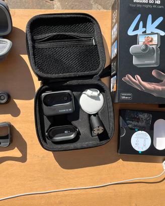 Insta360 GO 3S Nero Notte 128GB - Cam 4K per vlog,