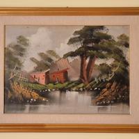 2 Quadri  con cornice in legno 