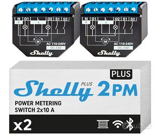 Plus 2PM, Relé WiFi & Bluetooth 2 canali, Ideale p