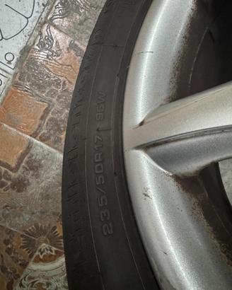 4 cerchi Jaguar S-Type 17 pollici con montat