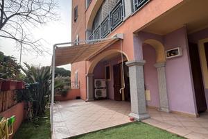 Trilocale piano terra con giardino