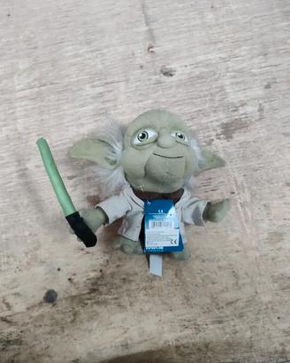 Peluche Yoda Star Wars - Con Spada Laser - NUOVO c