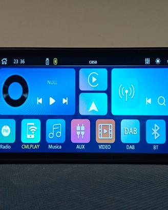 RADIO DAB+ SCHERMO 6,9" 1 DIN BLUETOOTH