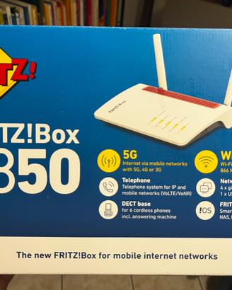 Modem Fritzbox 6850 5G - in GARANZIA fino 06/2031
