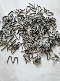 Chiodi"U"/occhielli rinforzo tess. /ganci/reggitub