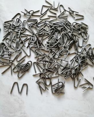 Chiodi"U"/occhielli rinforzo tess. /ganci/reggitub