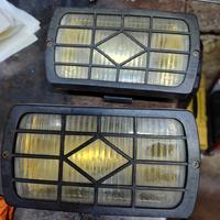 due fari antinebbia gialli 