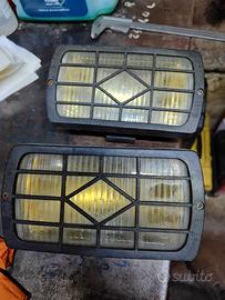 due fari antinebbia gialli 