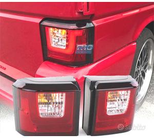 FANALI A LED VOLKSWAGEN VW T4 90-03 ROSSO BIANCO B