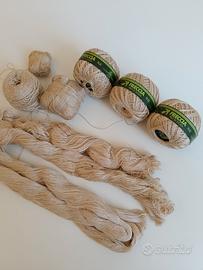 Set 8 matasse di filo di scozia 