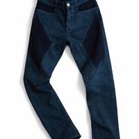 Pantaloni Uomo Carlo Chionna 9.2 Blu Due Toni Tagl