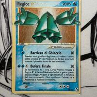 Pokemon Regice Gold Star - EX ITA
