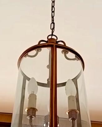 Lampadario lanterna vintage