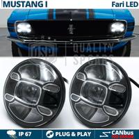 FARI LED 7 Pollici FORD MUSTANG 1 e 2 Bianco Puro